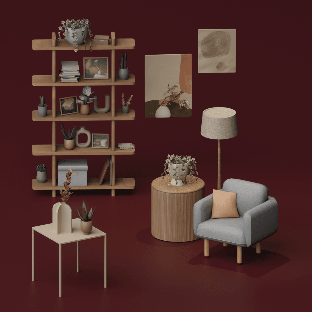 Скриншот мода Набор для гостиной Homely Living Room Set